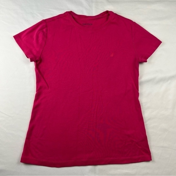 Nautica Tops - Nautica - Women’s Short Sleeve Tee - Small - Pink